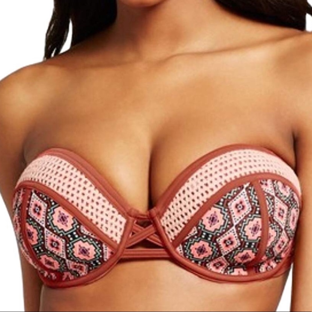 XL Strapless Bandeau Bikini Top